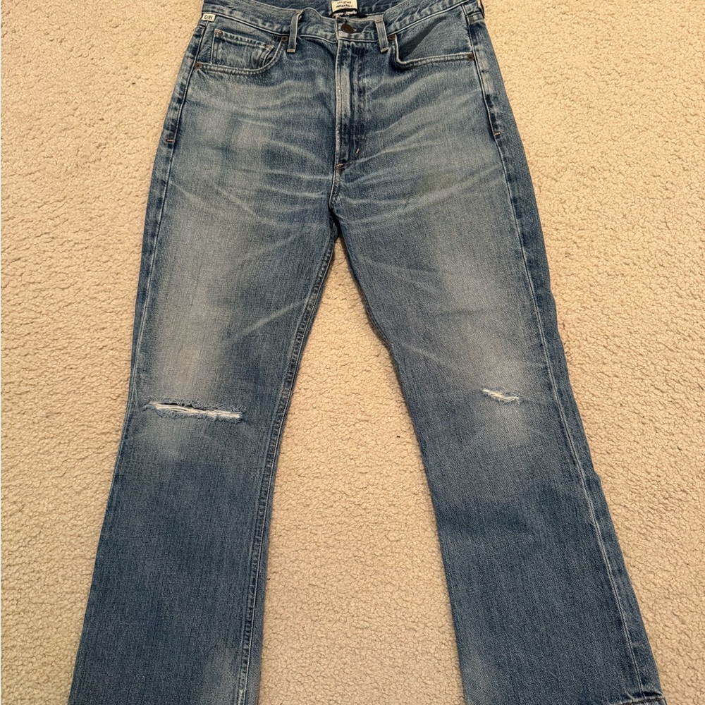 Citizens of Humanity High Rise Flare Blue Jeans
